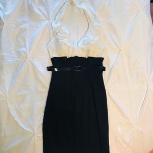 🌵 Papaya Halter Top Suit Style Dress w/ Belt